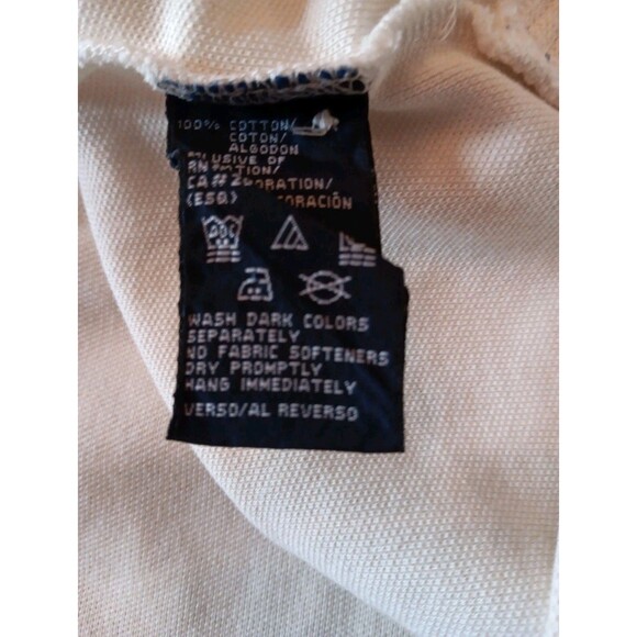 Men's Tommy Hilfiger Cream Polo Short Short Sleeve XL - Picture 6 of 6